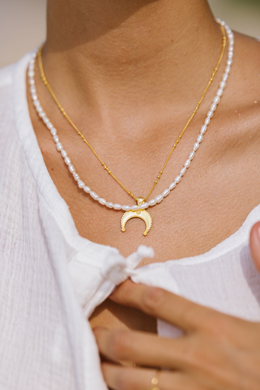 Crescent Moon Pendant