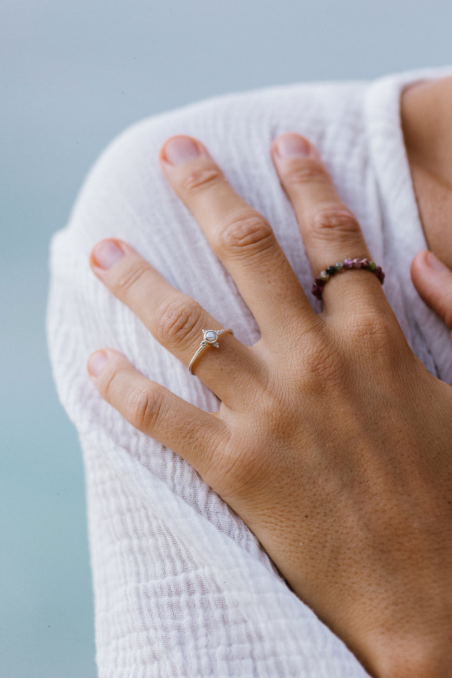 Stardust Pearl Ring