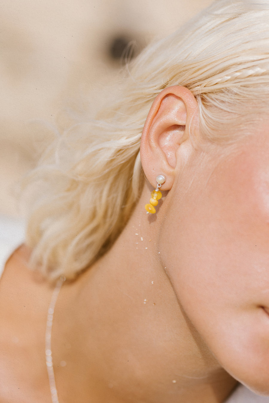 Golden Sunlit Earrings