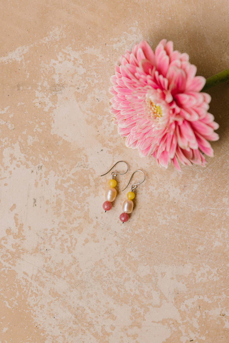 Amber Petals Earrings