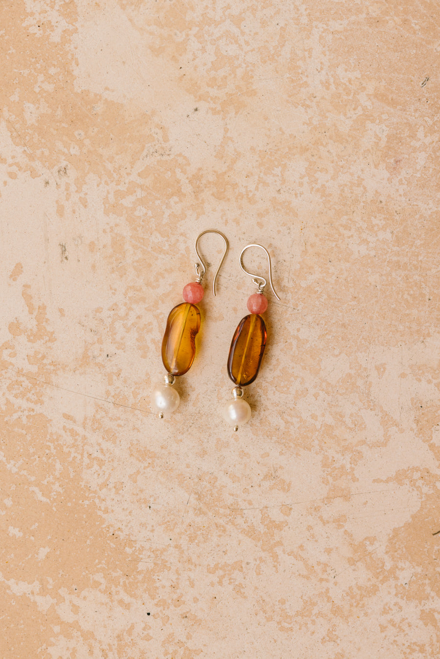 Amber Blossom Earrings