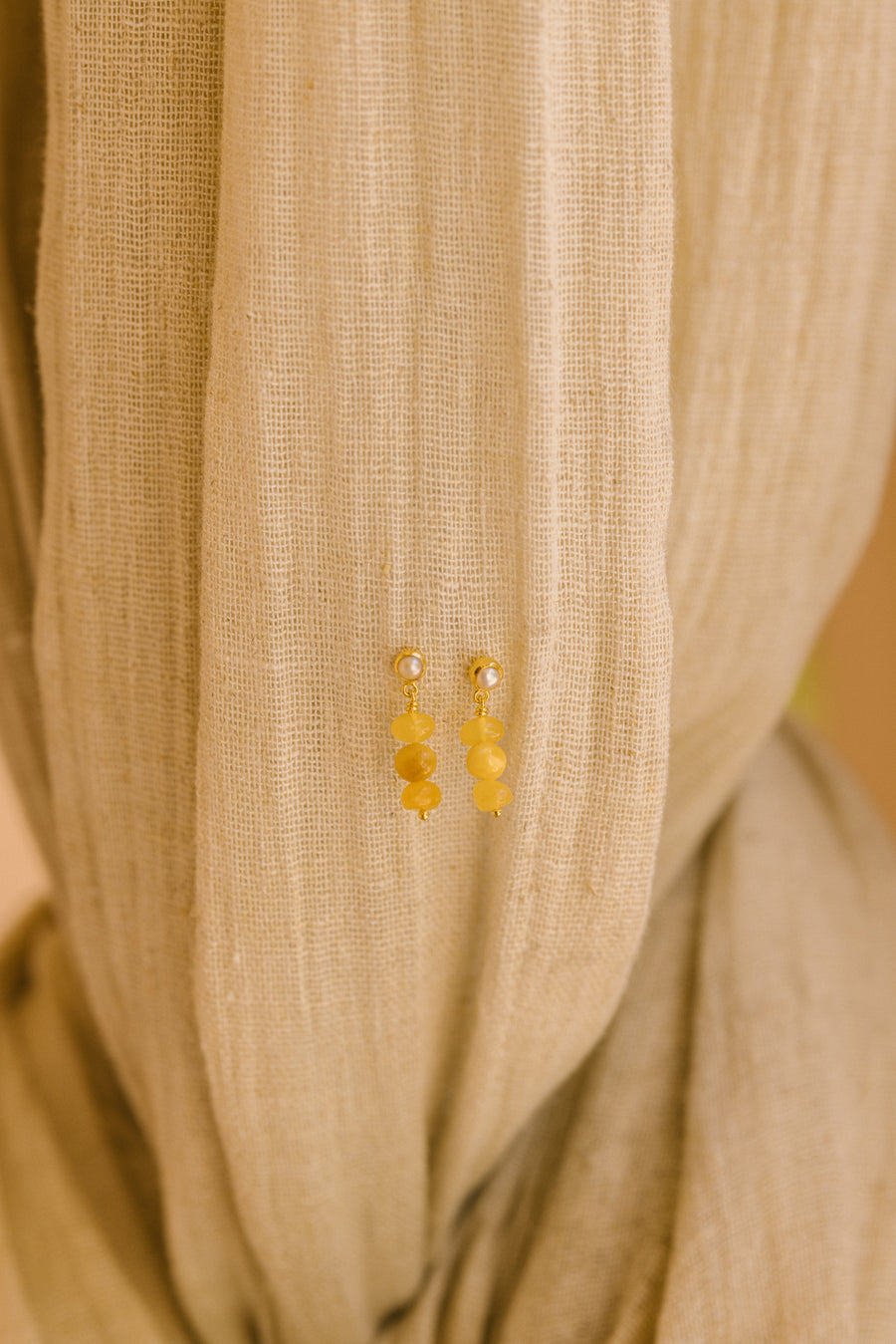 Golden Sunlit Earrings