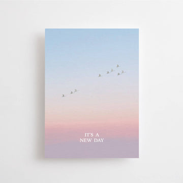 IT'S A NEW DAY - POSTCARD -