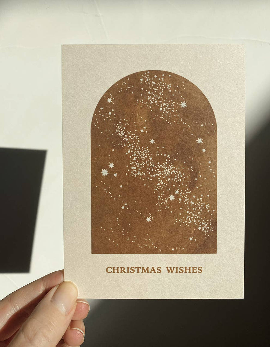 CHRISTMAS WISHES - POSTCARD -