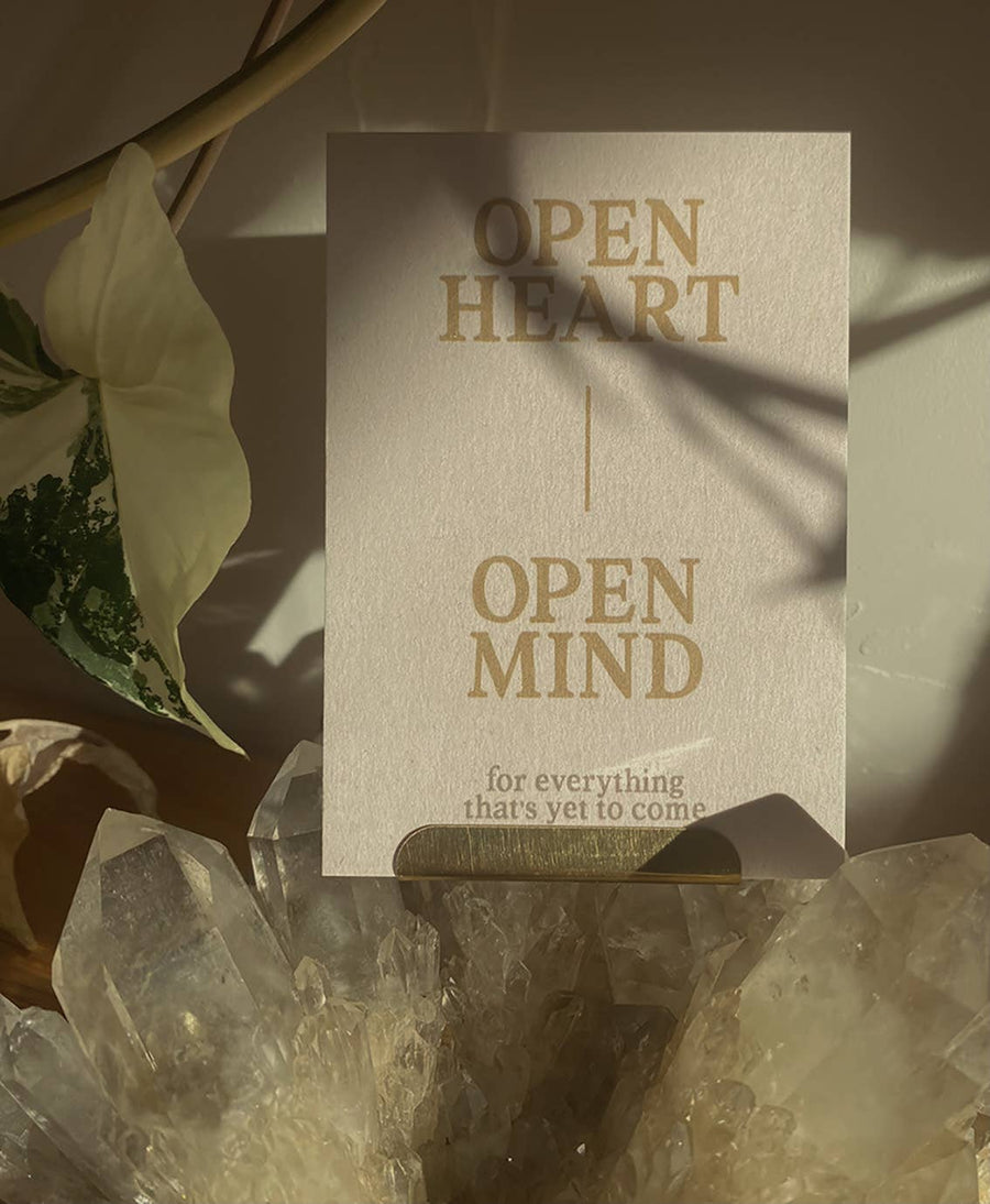 OPEN HEART,OPEN MIND✨FOR EVERYTHING THAT'S YET TO COME -CARD