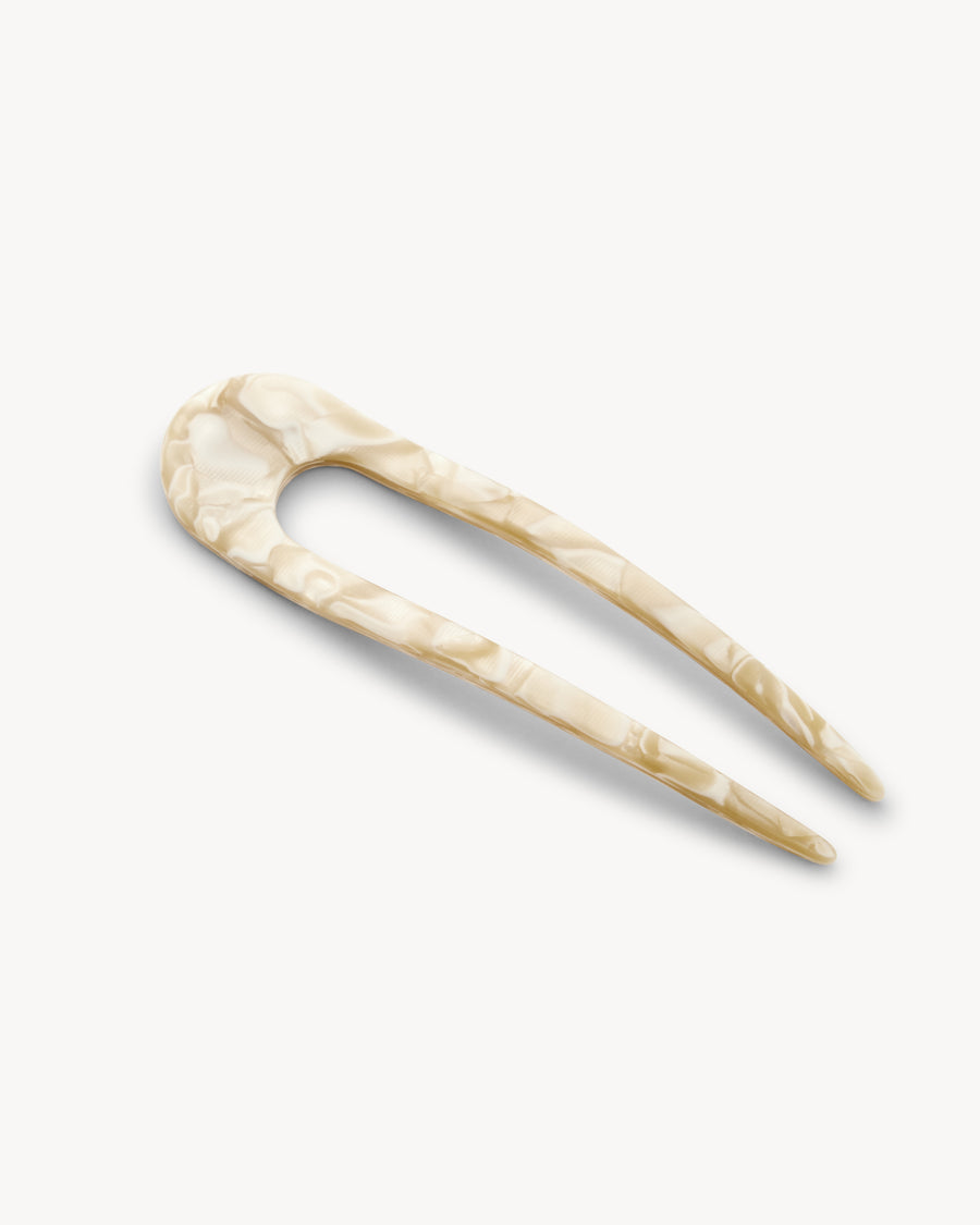 French Hair Pin in Ivory