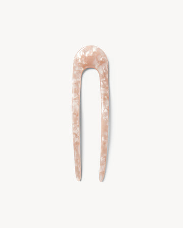 French Hair Pin in Peach