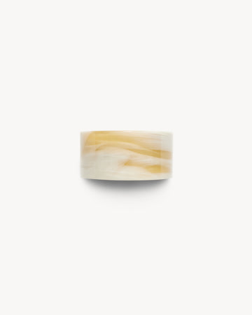French Pony Barrette In Alabaster