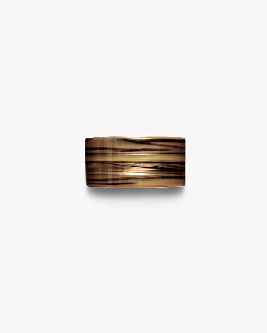 French Pony Barrette In Tiger's Eye