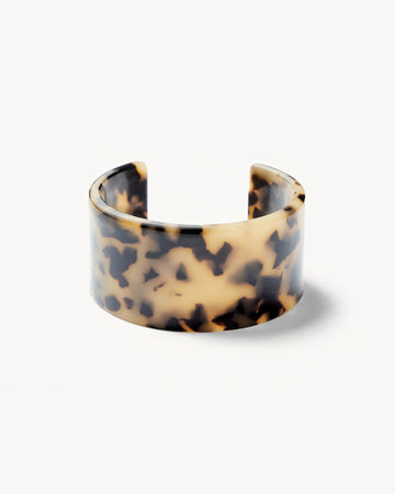 Jumbo Cuff in Blonde Tortoise