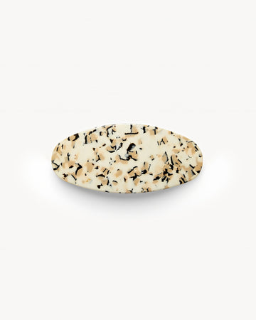 Jumbo Oval Clip in Terrazzo