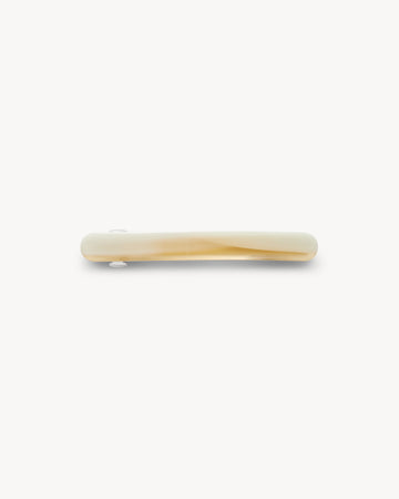 Midi Paris Barrette in Alabaster