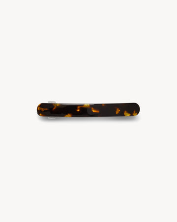 Midi Paris Barrette in Dark Tortoise