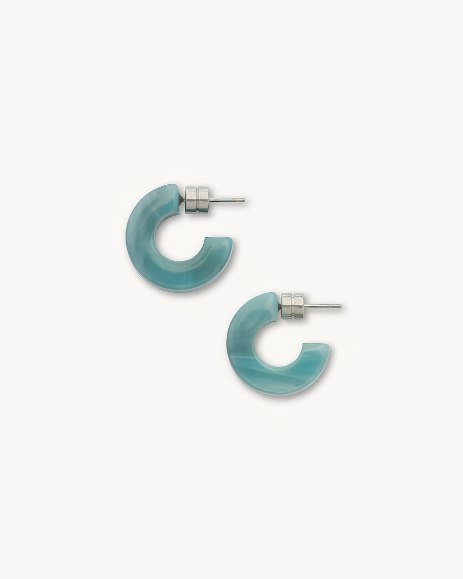 Muse Hoops in Jadeite Green