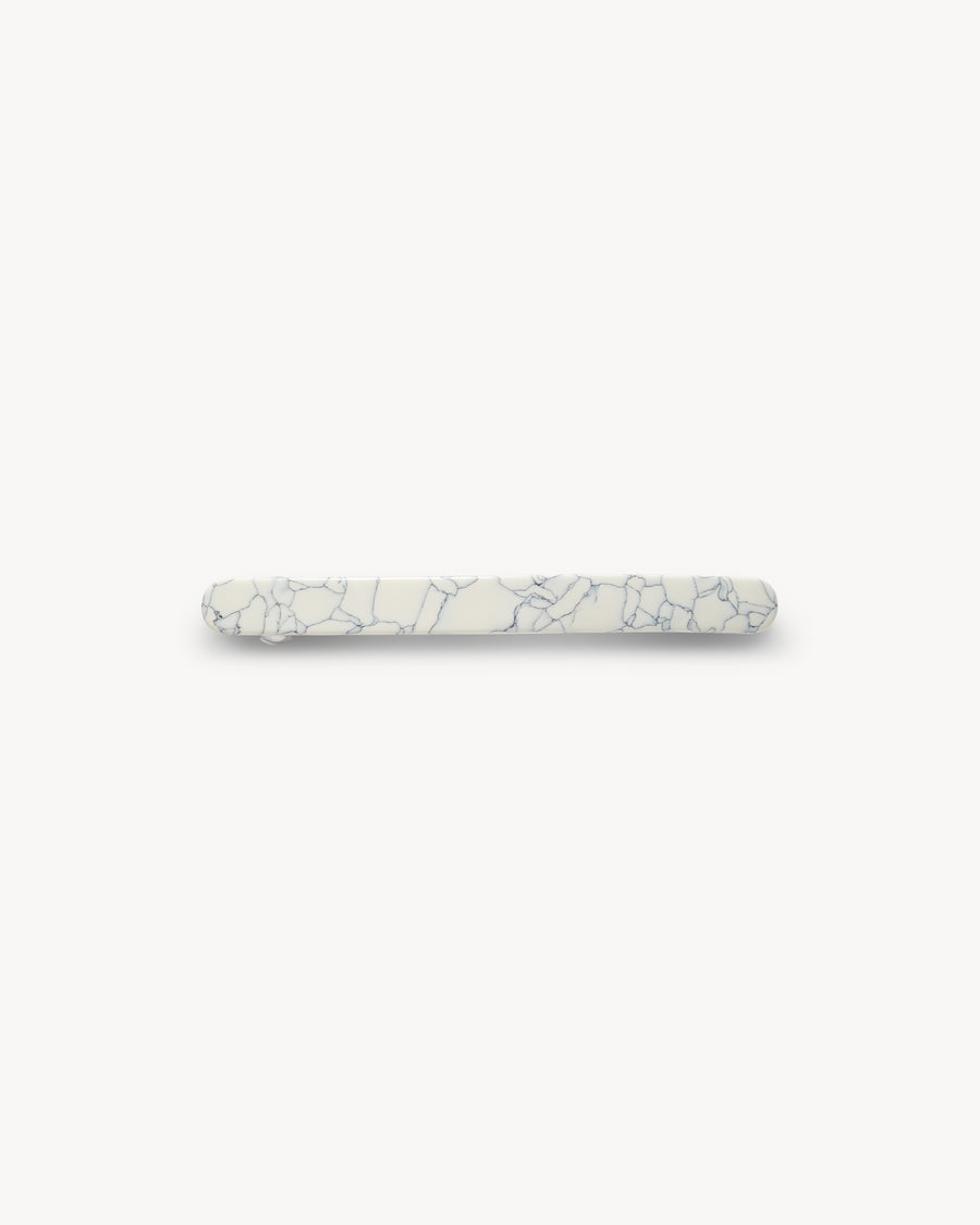 Slim Paris Barrette in Marble