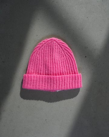 WOOLY KNIT BEANIE BJON BONBON PINK