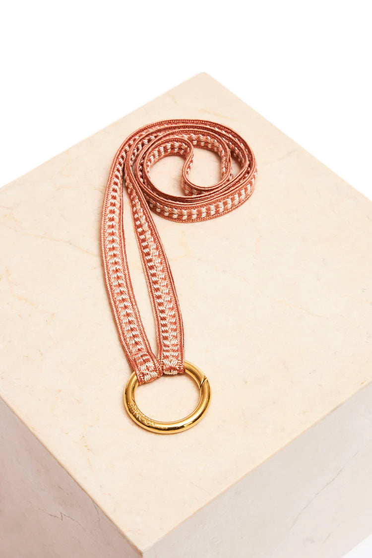 Keychain band (no carabiner)- ZAHRA marrakech rosé