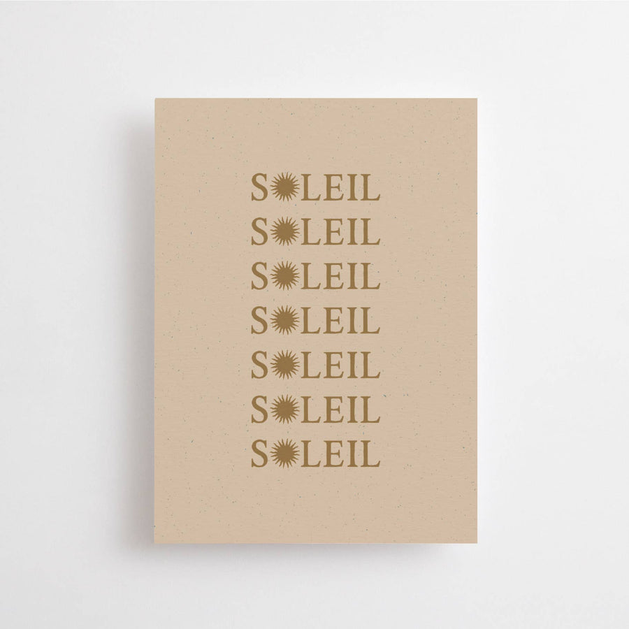 SOLEIL SOLEIL SOLEIL - POSTCARD - SUNSHINE CARD 🌞