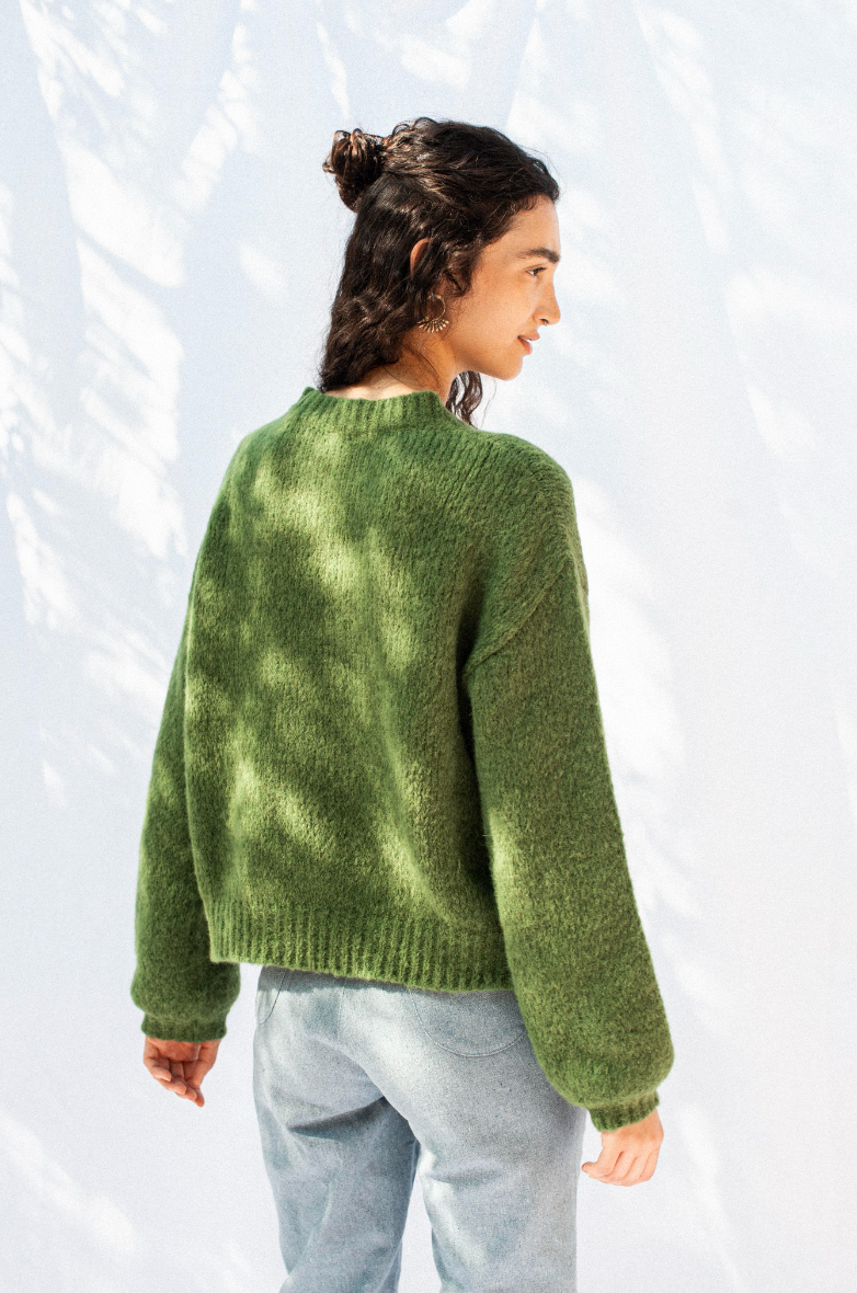 Lora Knit Sweater Green