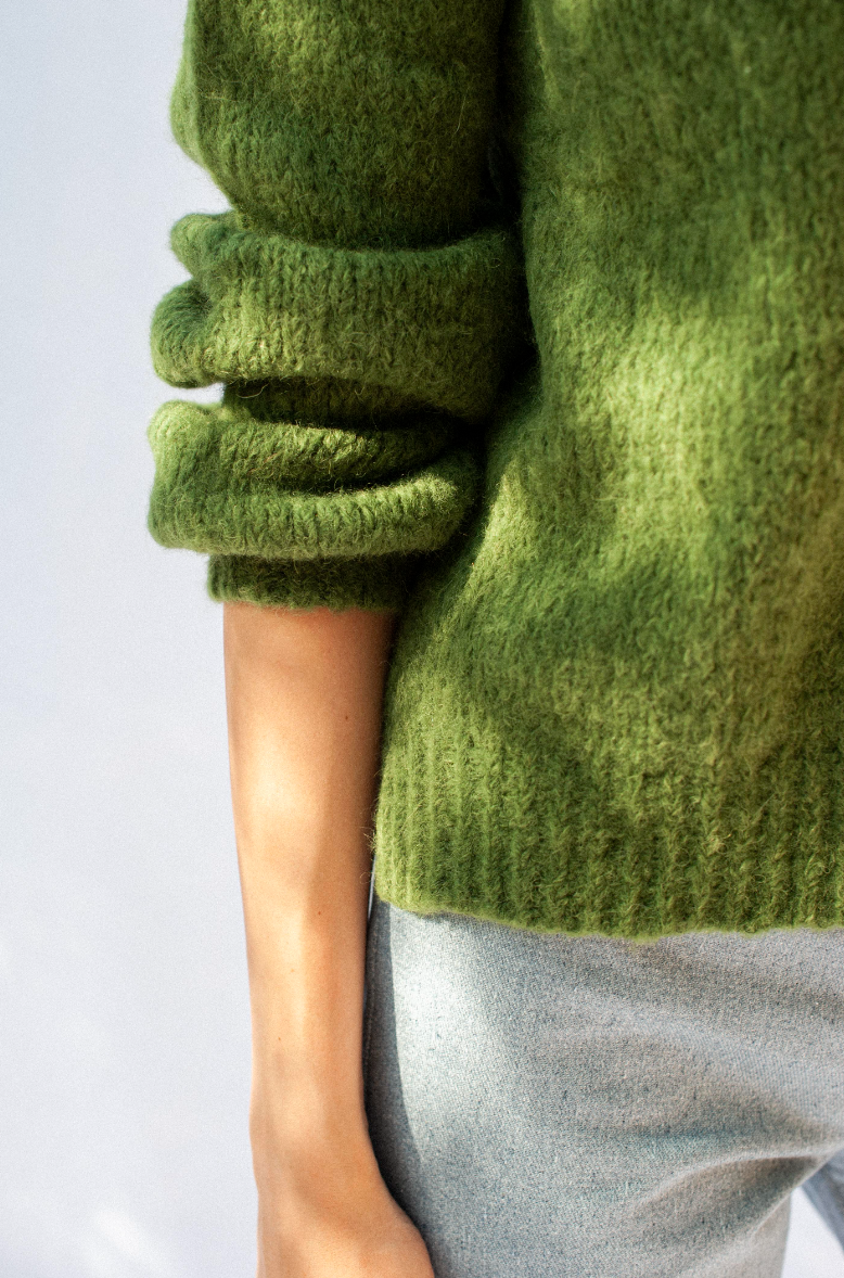 Lora Knit Sweater Green