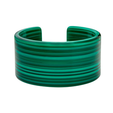 Jumbo Cuff in Malachite